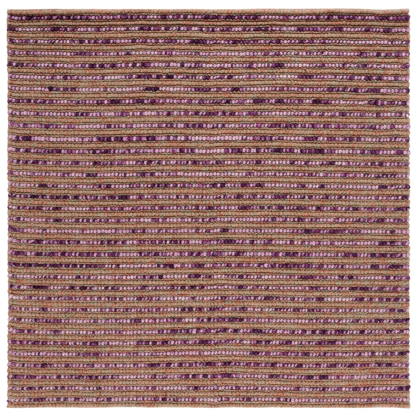 SAFAVIEH Tapis bohème fait à la main en jute et en laine Jelisava