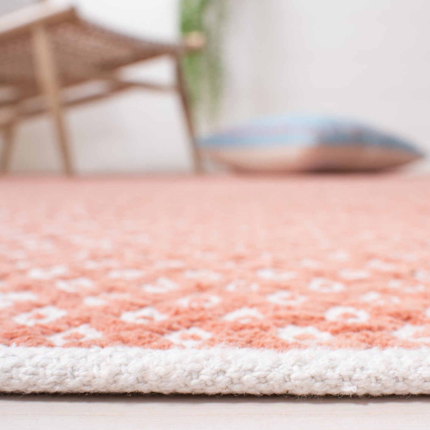 Tapis SAFAVIEH fait main Boston Shirine Coastal en coton tissé à plat