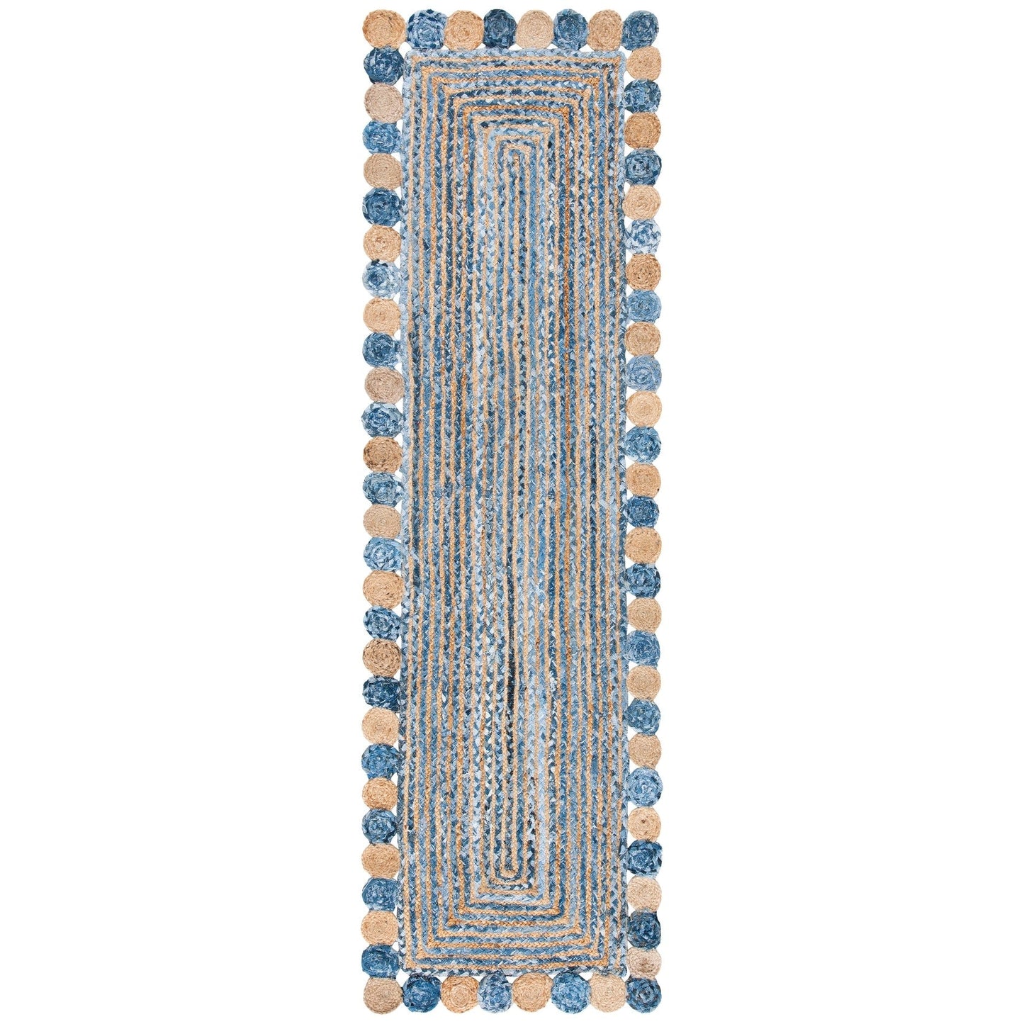 Tapis en jute côtier SAFAVIEH fait main, style Cape Cod Diora