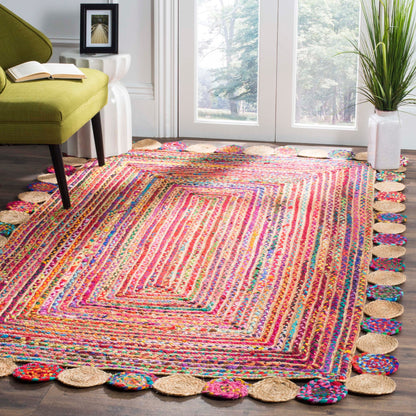 Tapis en jute côtier SAFAVIEH fait main, style Cape Cod Diora
