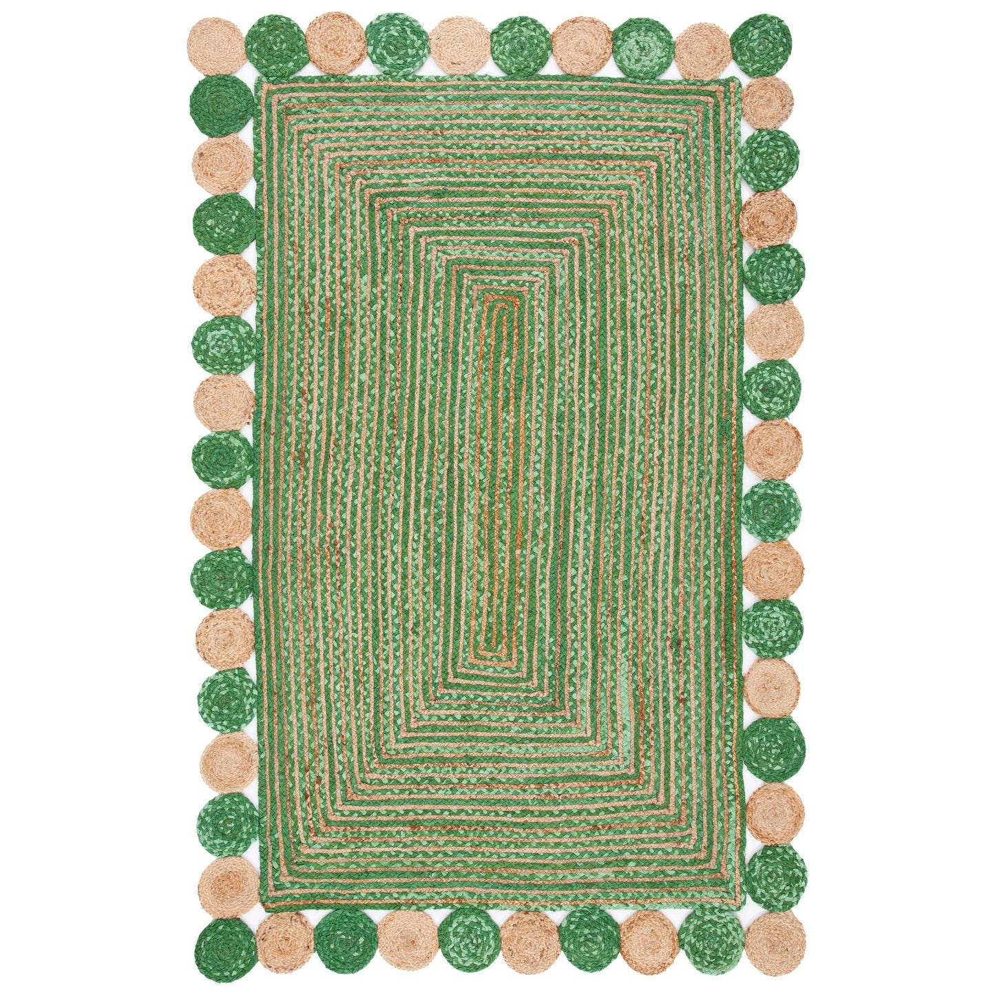 Tapis en jute côtier SAFAVIEH fait main, style Cape Cod Diora