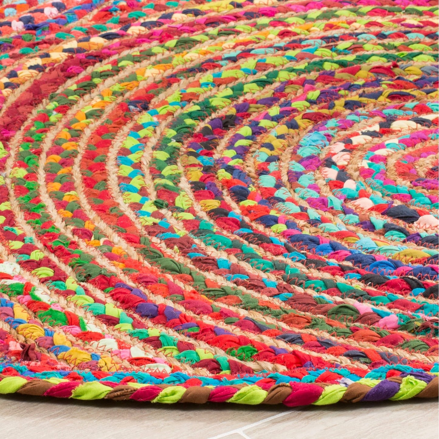 Tapis en jute côtier Eulogia de Cape Cod, fait main par SAFAVIEH