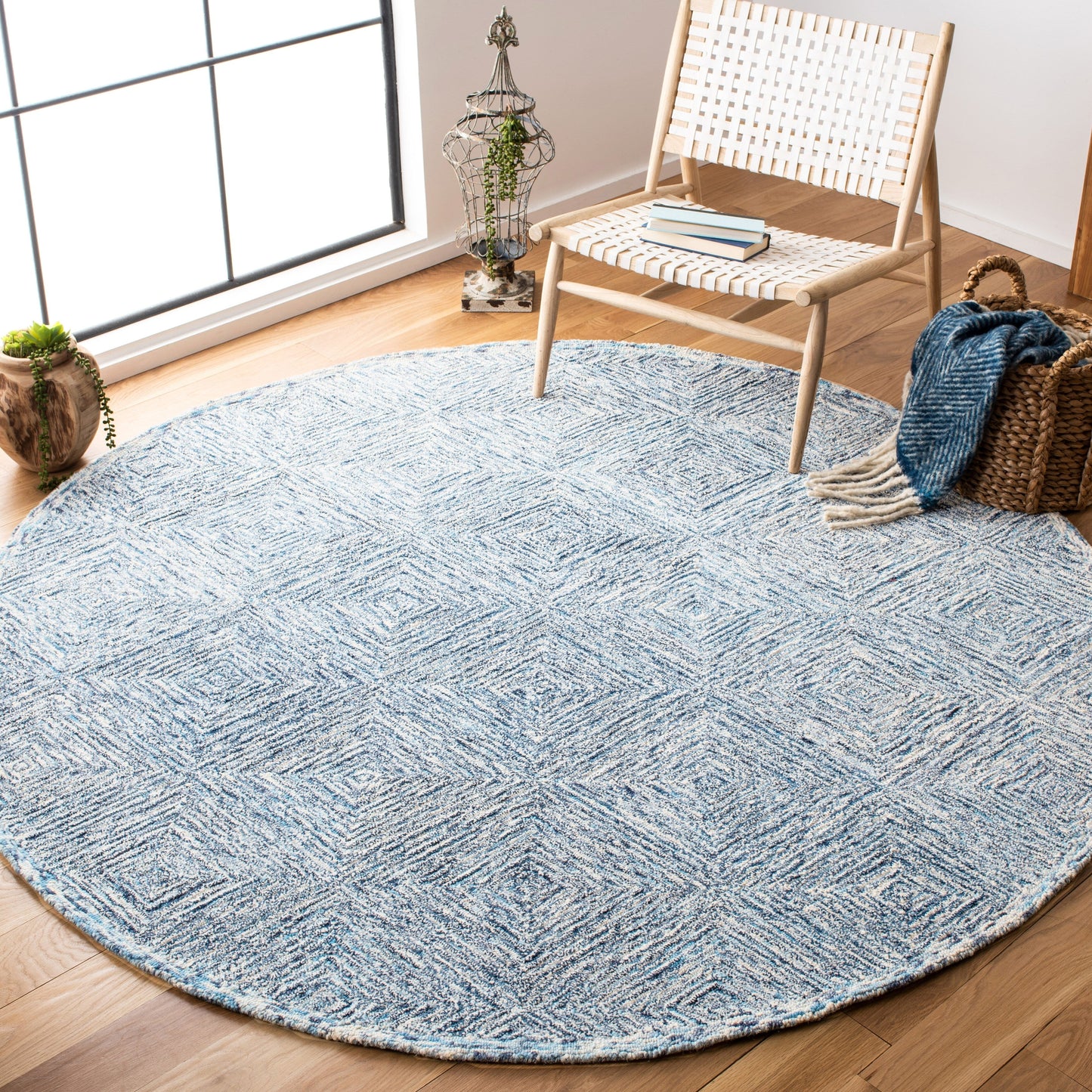 Tapis contemporain en laine Capri Blathnaid fait main SAFAVIEH
