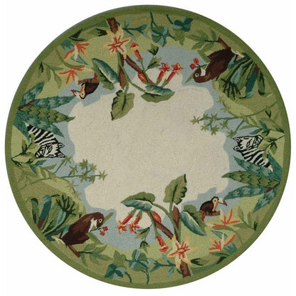 Tapis en laine Chelsea Margrieta fait main SAFAVIEH, style campagne française