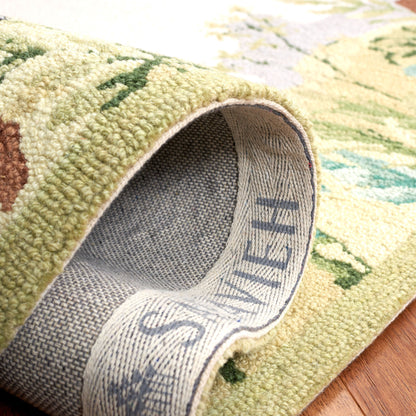 Tapis en laine Chelsea Margrieta fait main SAFAVIEH, style campagne française