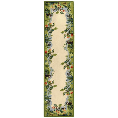 Tapis en laine Chelsea Margrieta fait main SAFAVIEH, style campagne française