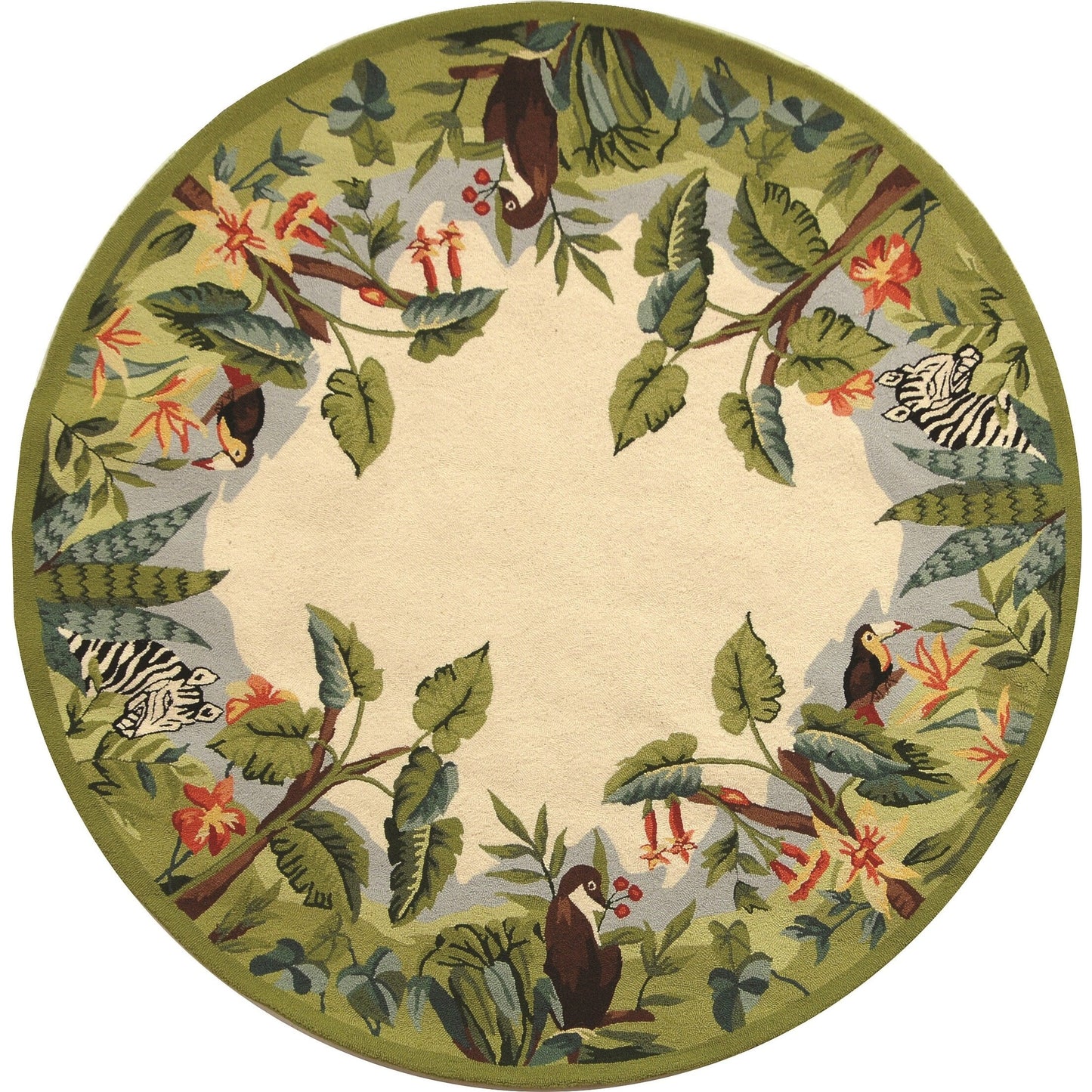 Tapis en laine Chelsea Margrieta fait main SAFAVIEH, style campagne française