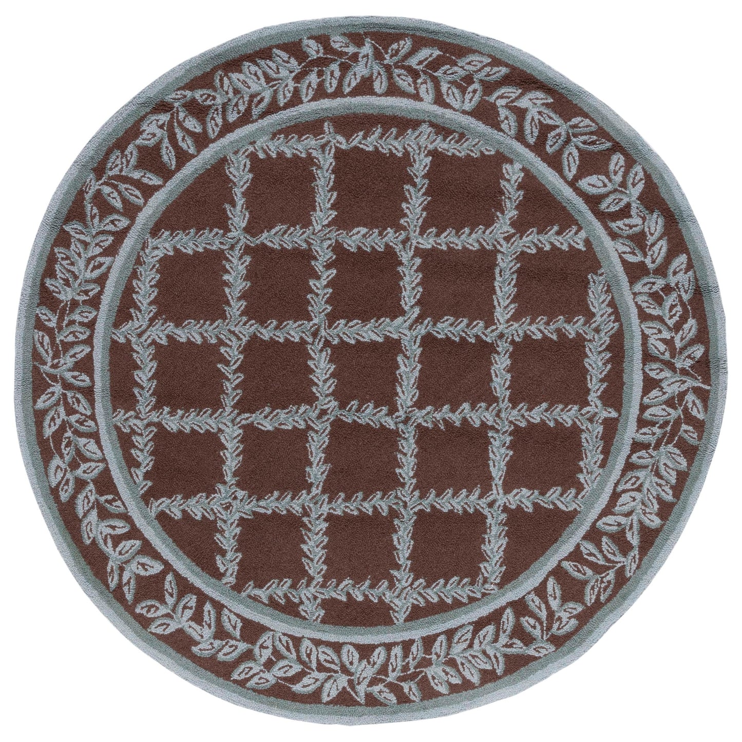 Tapis en laine SAFAVIEH Chelsea Sunstripe Trellis fait main, style campagne française