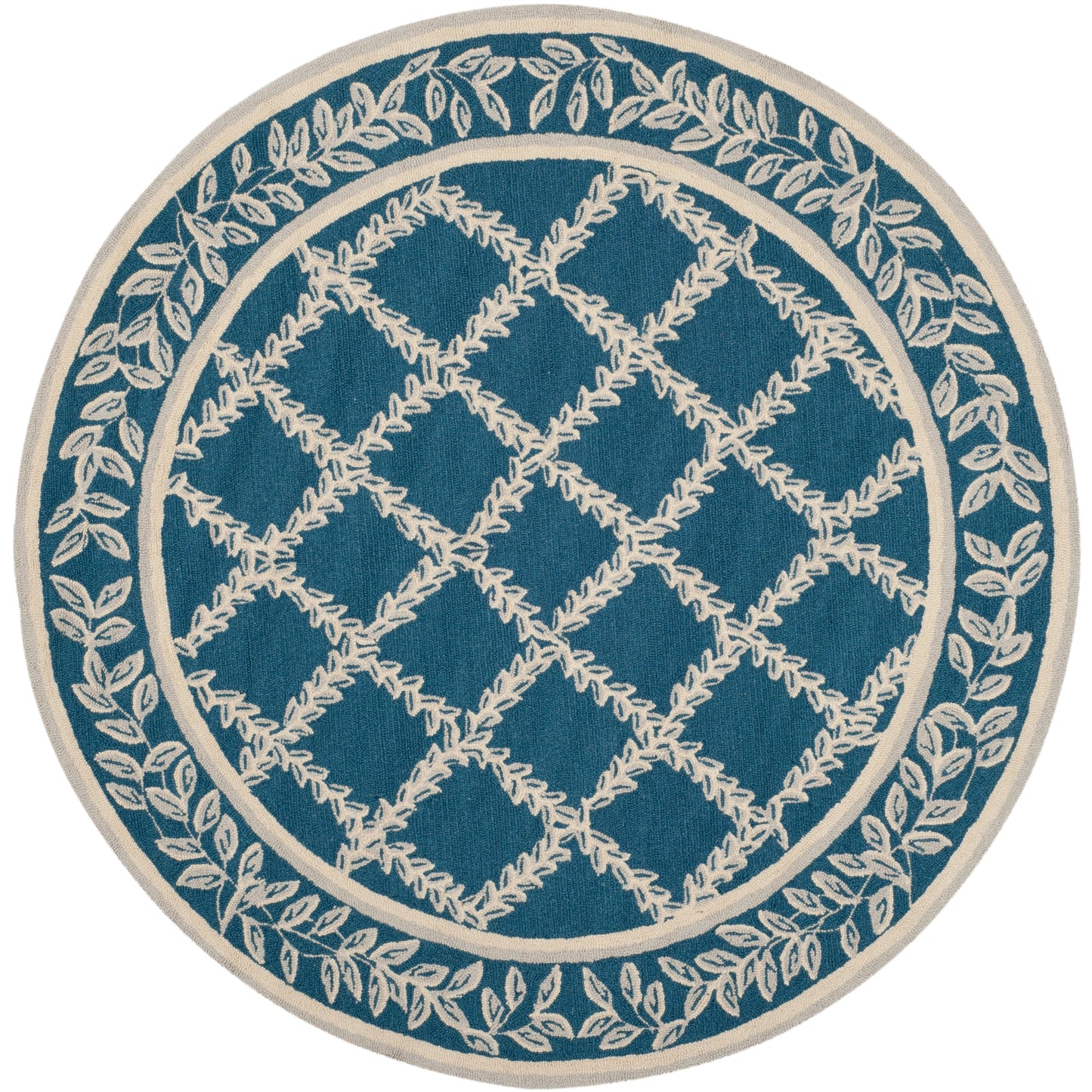 Tapis en laine SAFAVIEH Chelsea Sunstripe Trellis fait main, style campagne française