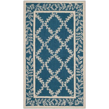 Tapis en laine SAFAVIEH Chelsea Sunstripe Trellis fait main, style campagne française