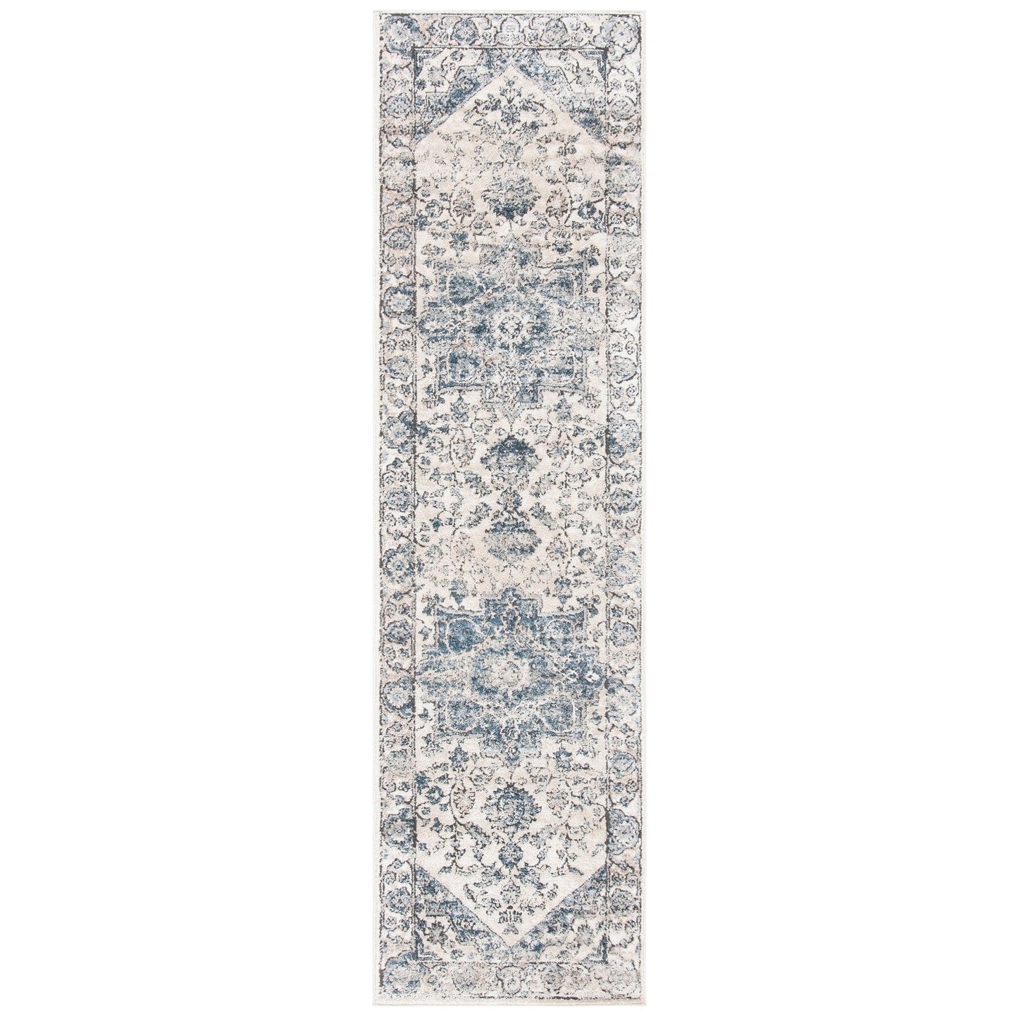 Tapis en laine SAFAVIEH fait main Chelsea Yauhenia à motif floral de style campagnard français