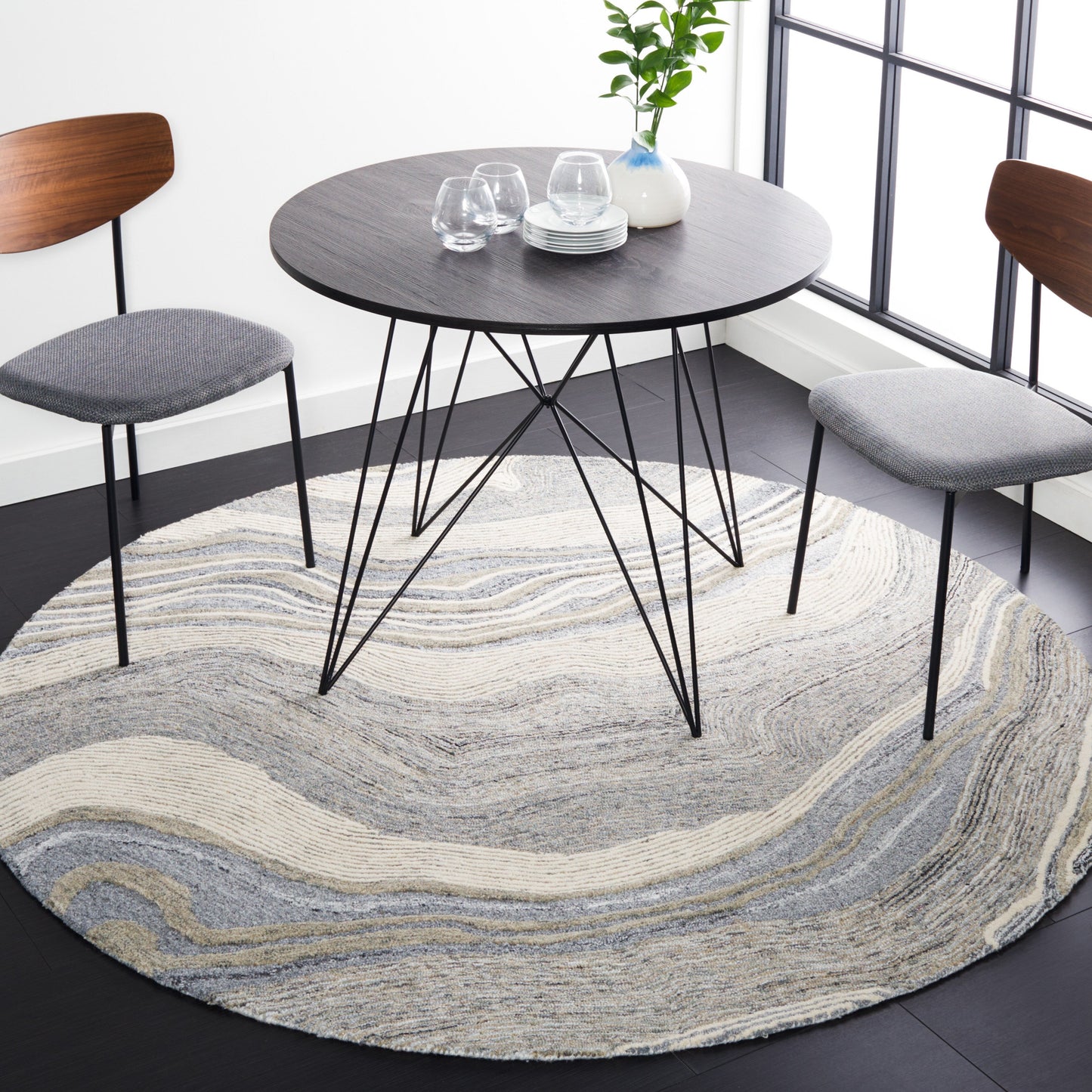 Tapis en laine SAFAVIEH fait main Fifth Avenue Klari Moderne Abstrait