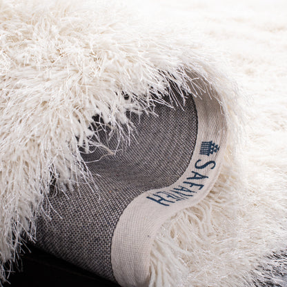 Tapis SAFAVIEH Fiona Shag Djenka fait main, épaisseur 7,6 cm