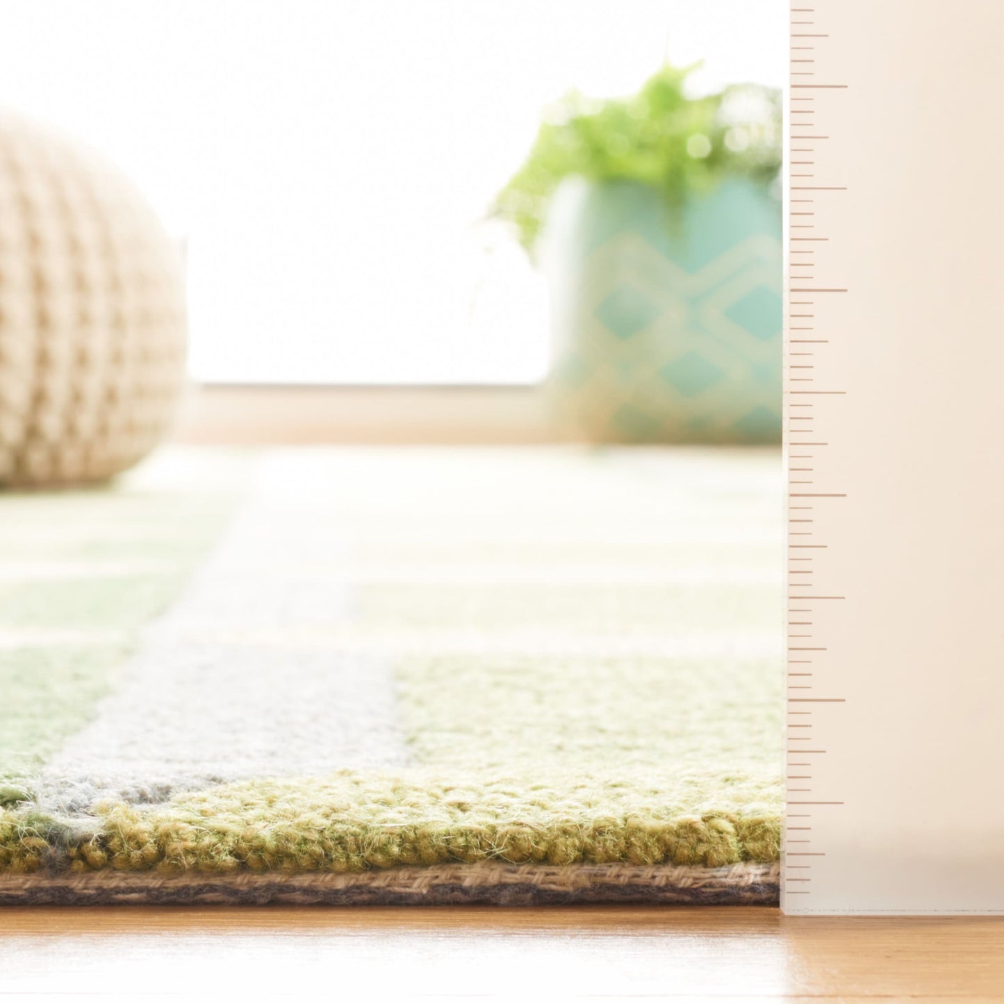 Tapis en laine SAFAVIEH fait main, style Hikariko, style moderne du milieu du siècle