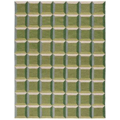 Tapis en laine SAFAVIEH fait main, style Hikariko, style moderne du milieu du siècle