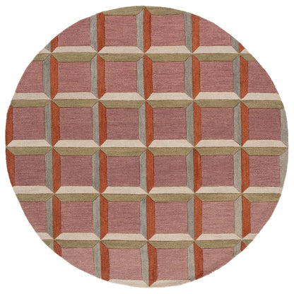 Tapis en laine SAFAVIEH fait main, style Hikariko, style moderne du milieu du siècle