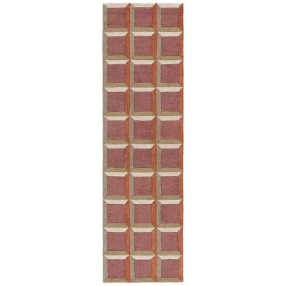 Tapis en laine SAFAVIEH fait main, style Hikariko, style moderne du milieu du siècle