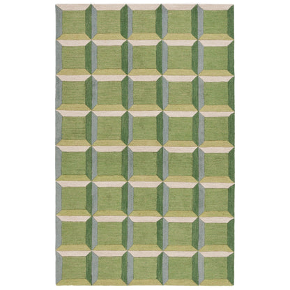 Tapis en laine SAFAVIEH fait main, style Hikariko, style moderne du milieu du siècle