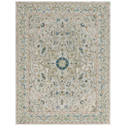 Tapis traditionnel en laine damassée SAFAVIEH, fait main.