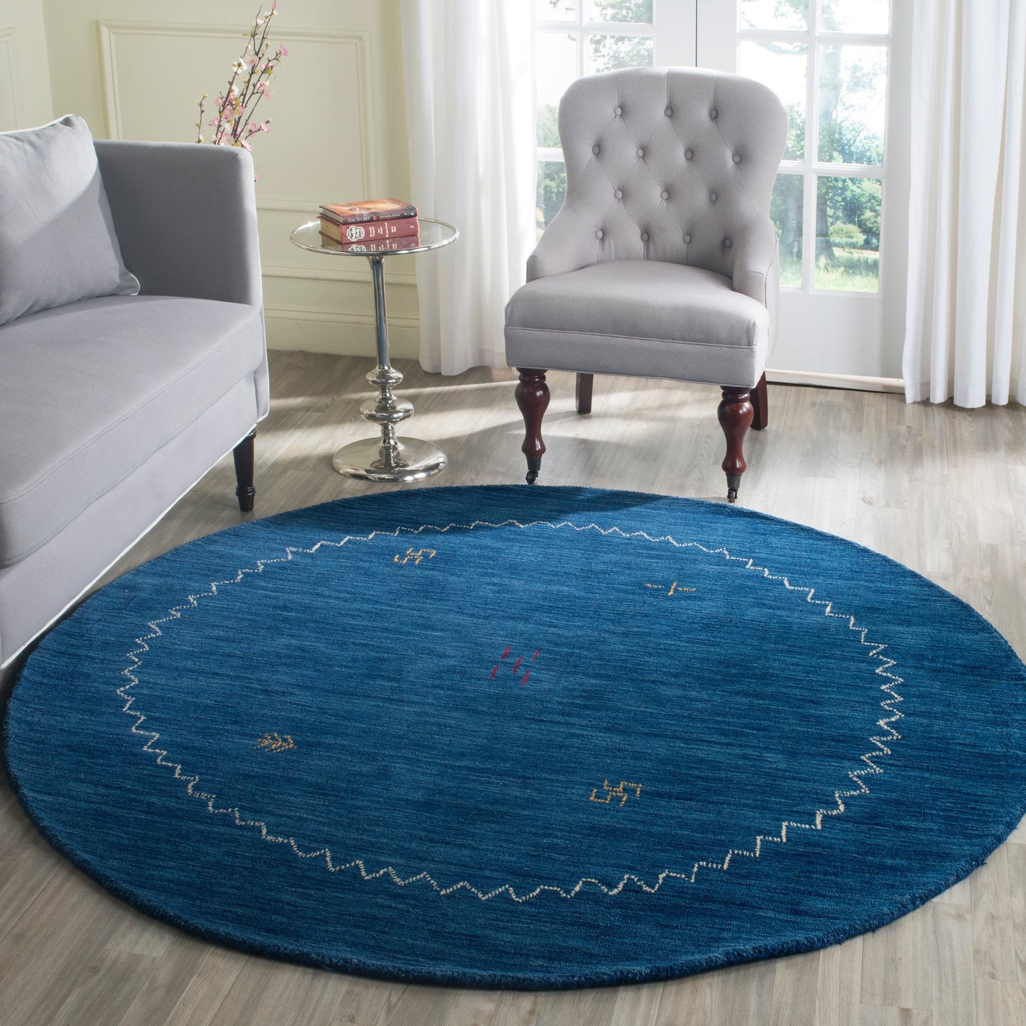 Tapis de couloir Gabbeh en laine Eraclia de l'Himalaya, fait main par SAFAVIEH