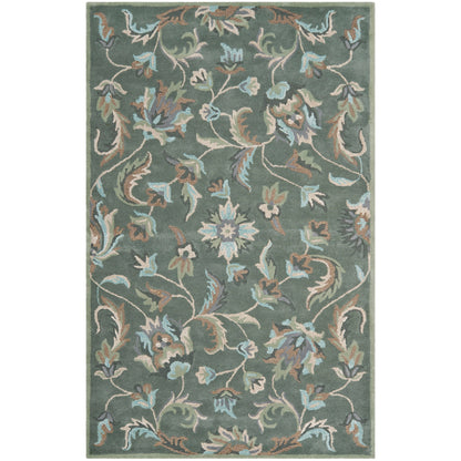 Tapis en laine à motif floral champêtre SAFAVIEH fait main, style jardin aase