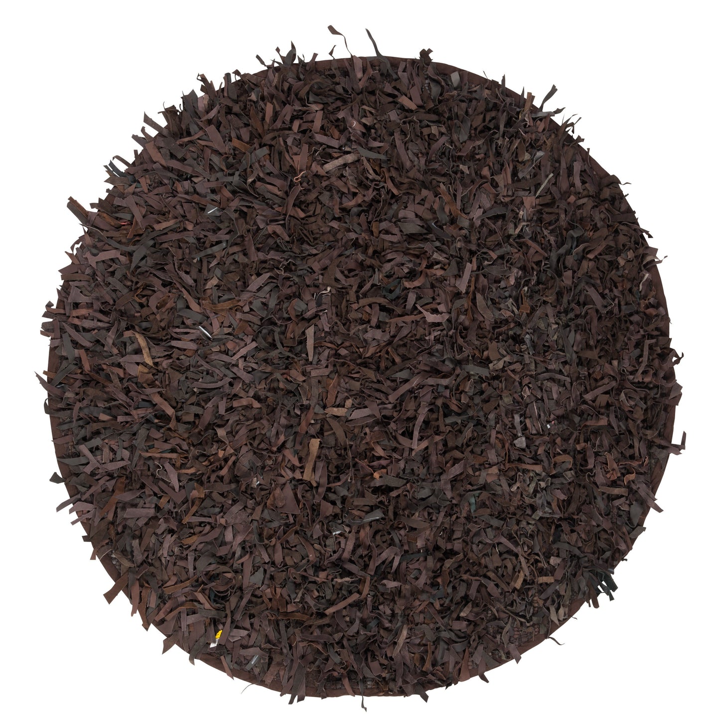 SAFAVIEH Tapis en cuir moderne à poils longs Blayne fait à la main