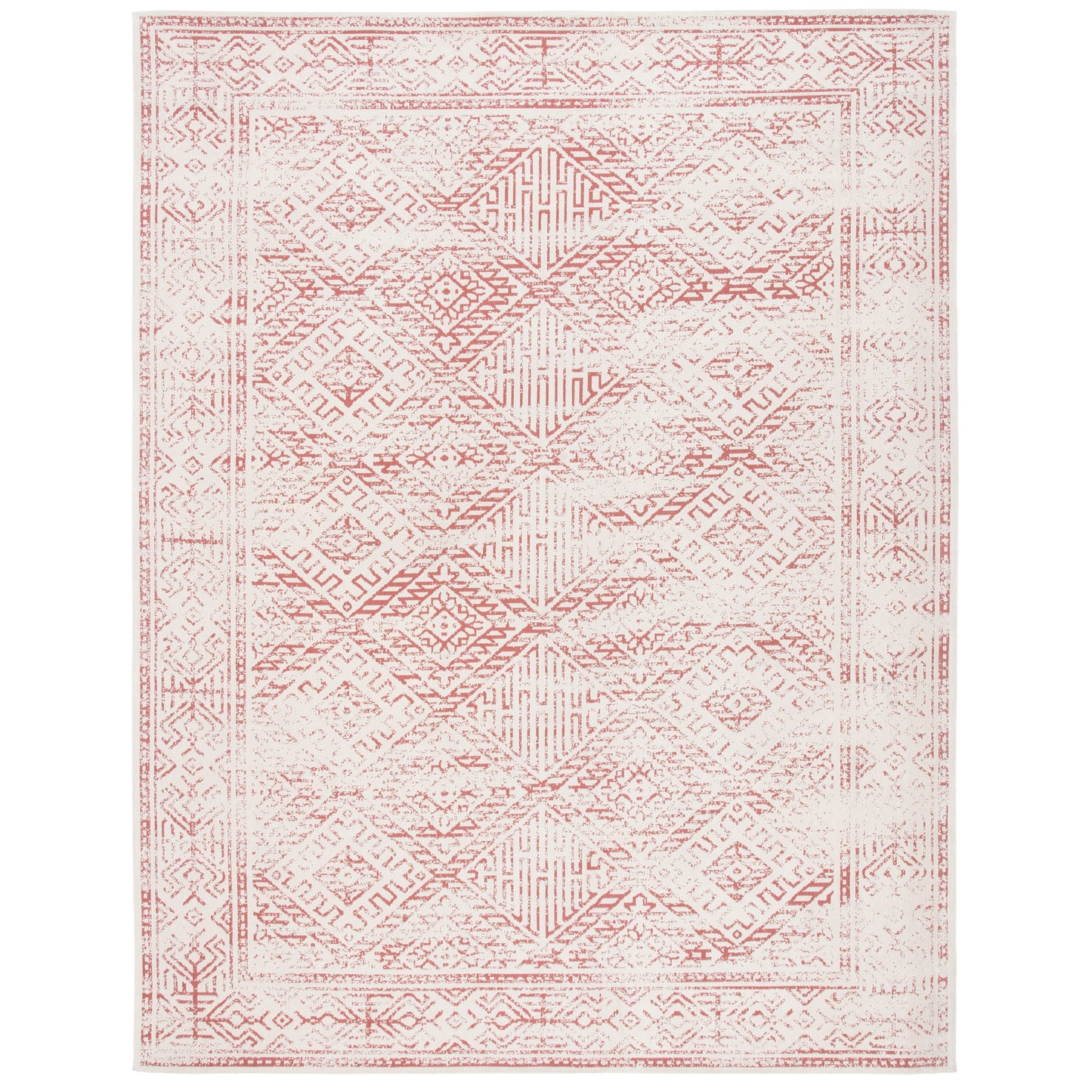 Tapis en laine SAFAVIEH à micro-boucles, motif médaillon Gulseven, fait main