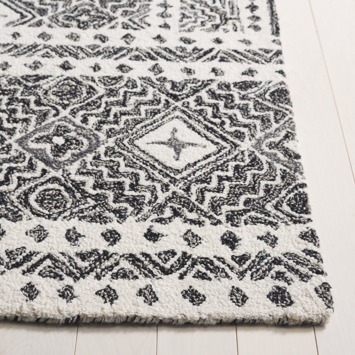 Tapis SAFAVIEH en laine Lutetia micro-bouclée faite à la main