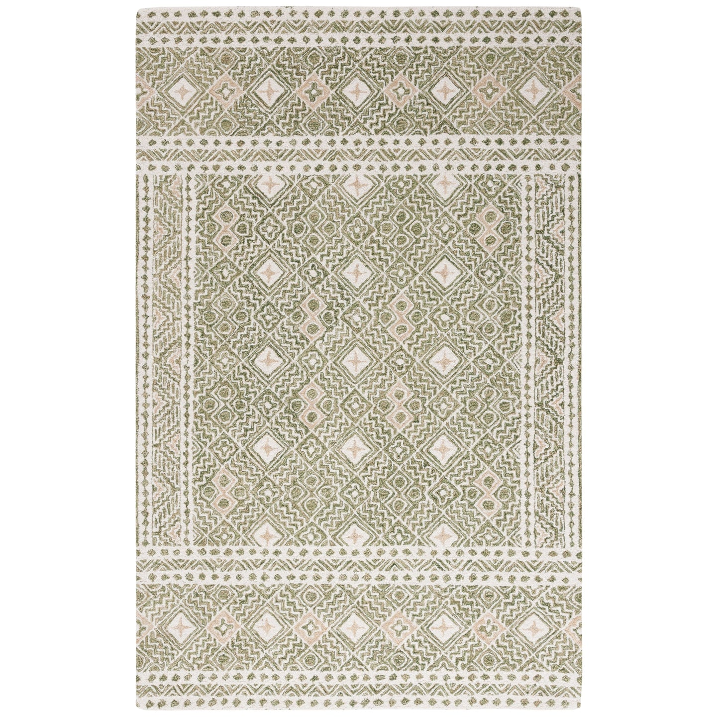 Tapis SAFAVIEH en laine Lutetia micro-bouclée faite à la main