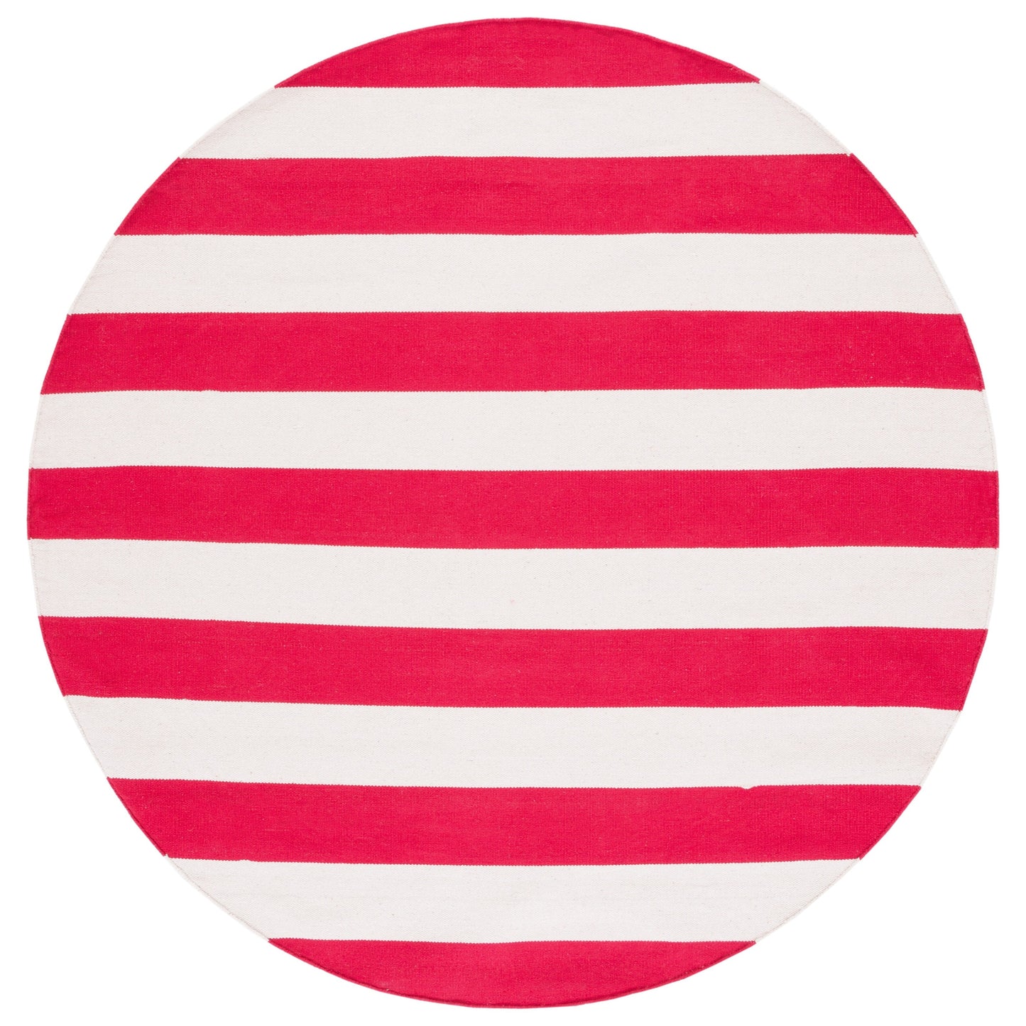 Tapis SAFAVIEH Montauk à rayures Geltrude en coton tissé plat fait main