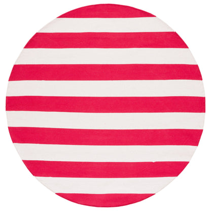 Tapis SAFAVIEH Montauk à rayures Geltrude en coton tissé plat fait main