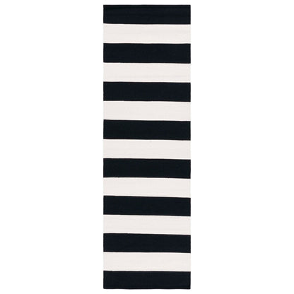 Tapis SAFAVIEH Montauk à rayures Geltrude en coton tissé plat fait main