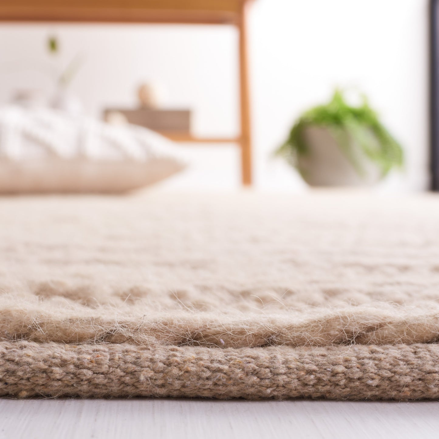 SAFAVIEH Tapis en laine Natura Sanjulata fait à la main