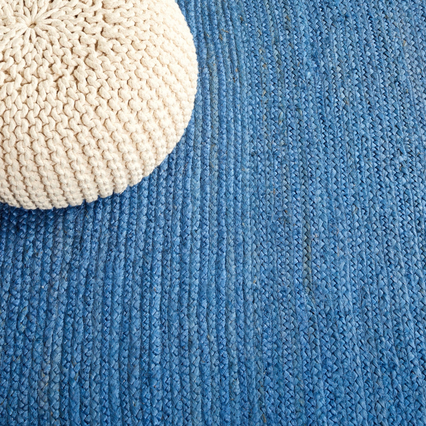 Tapis rond en jute à bordure Jolette en fibres naturelles fait main SAFAVIEH