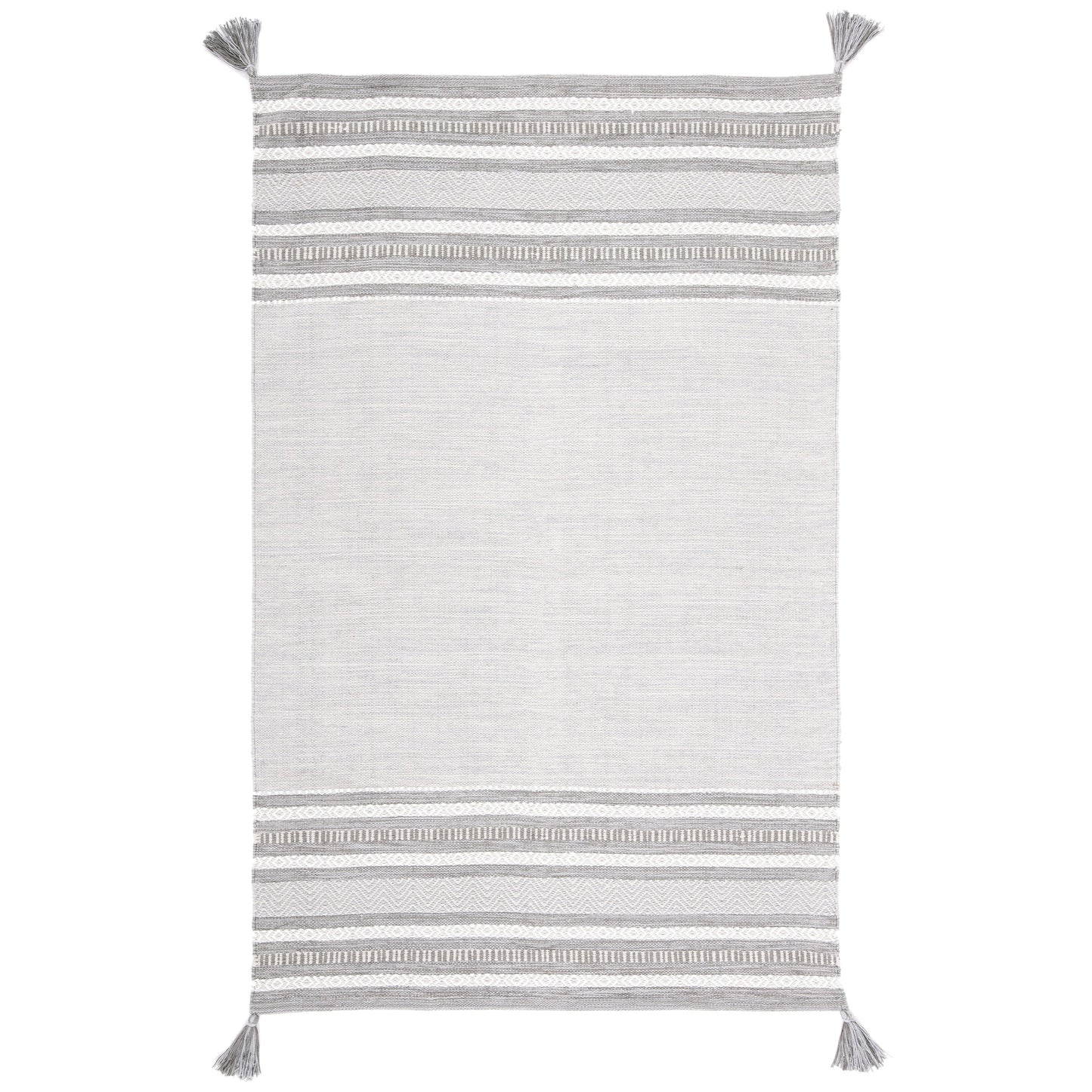 Tapis rond en jute à bordure Jolette en fibres naturelles fait main SAFAVIEH