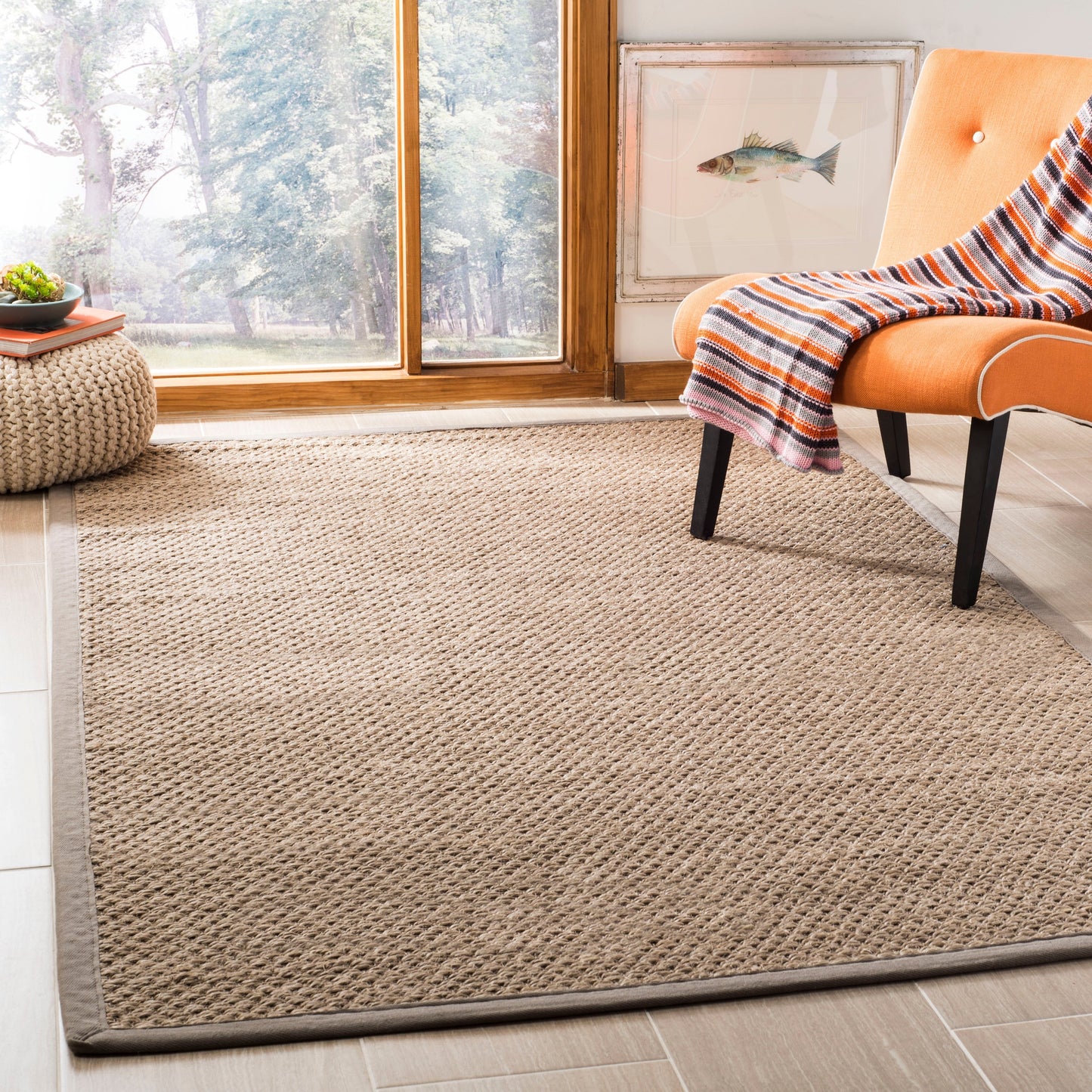 Tapis SAFAVIEH en sisal Relina fait main en fibres naturelles