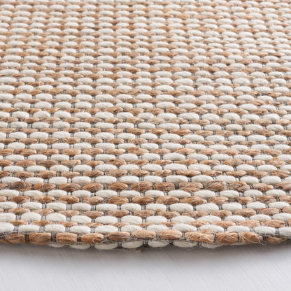 Tapis SAFAVIEH fait main en fibres naturelles Yareli, jute et laine.
