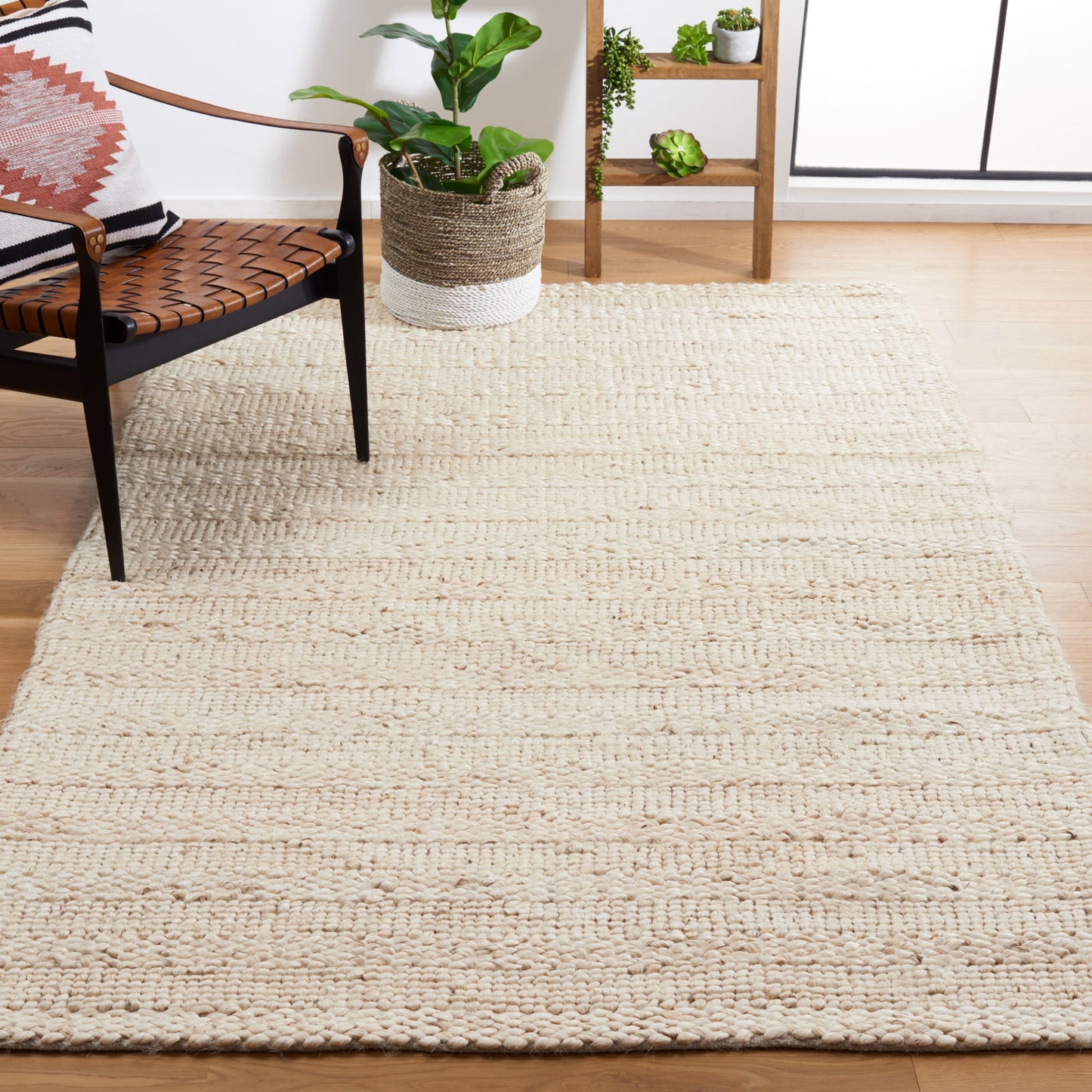 SAFAVIEH Tapis en jute Zaniyah en fibre naturelle fait à la main
