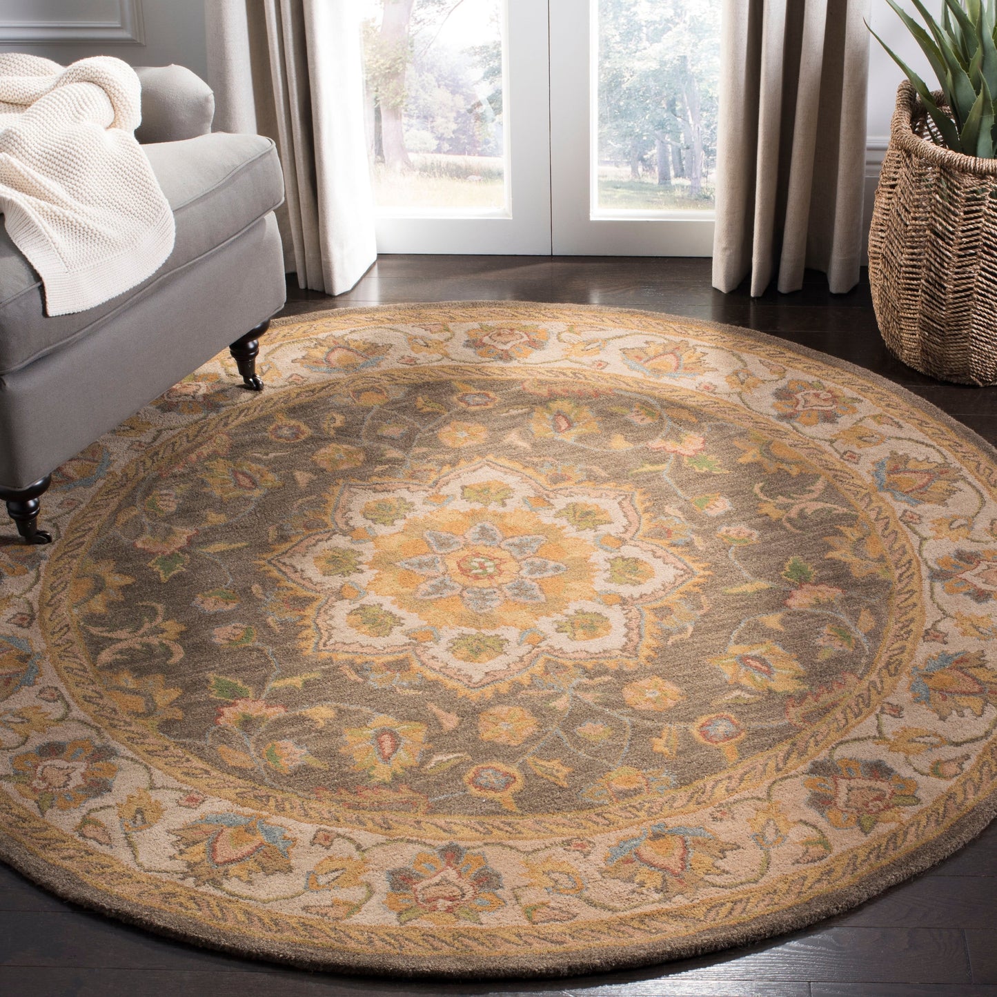 SAFAVIEH Heritage Tracie Hand-tufted Wool Oriental Area Rug