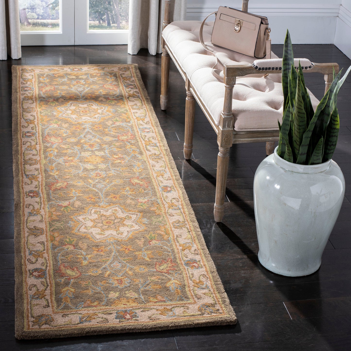 SAFAVIEH Heritage Tracie Hand-tufted Wool Oriental Area Rug