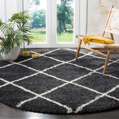 SAFAVIEH Hudson Shag Raili Diamond Trellis 2-inch Thick Rug