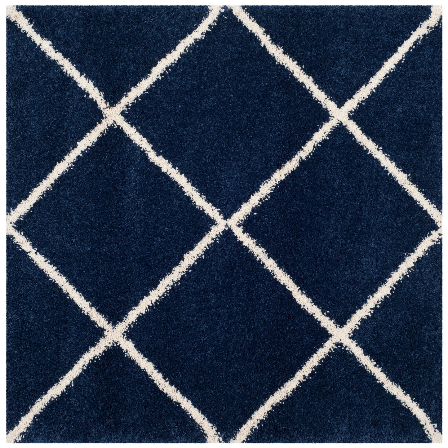 SAFAVIEH Hudson Shag Raili Diamond Trellis 2-inch Thick Rug