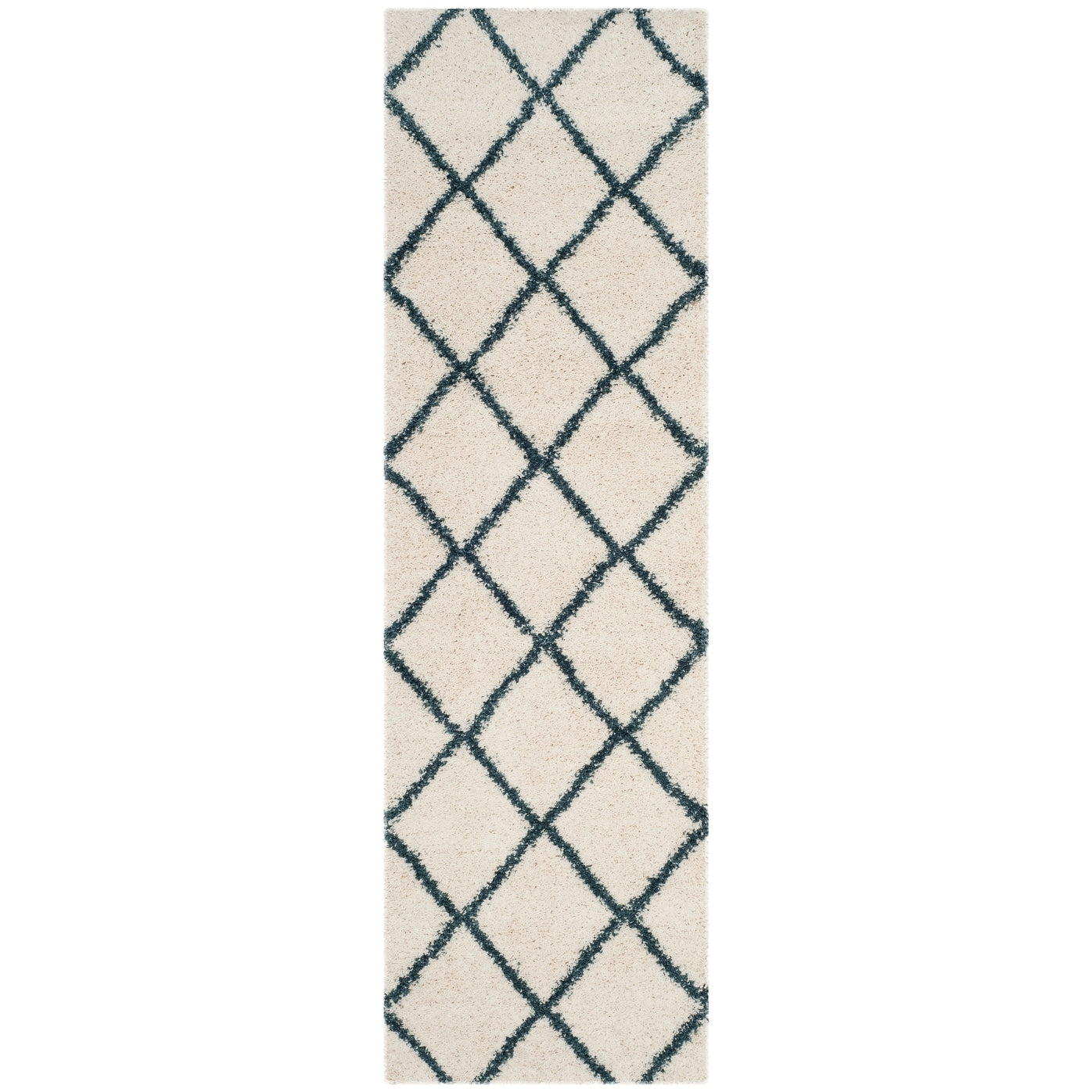 SAFAVIEH Hudson Shag Raili Diamond Trellis 2-inch Thick Rug
