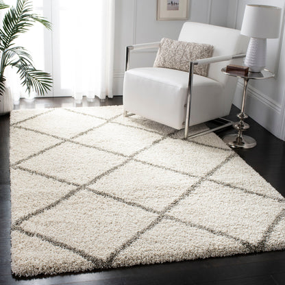 SAFAVIEH Hudson Shag Raili Diamond Trellis 2-inch Thick Rug
