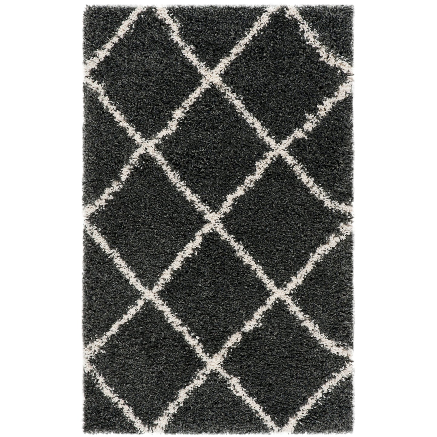 SAFAVIEH Hudson Shag Raili Diamond Trellis 2-inch Thick Rug