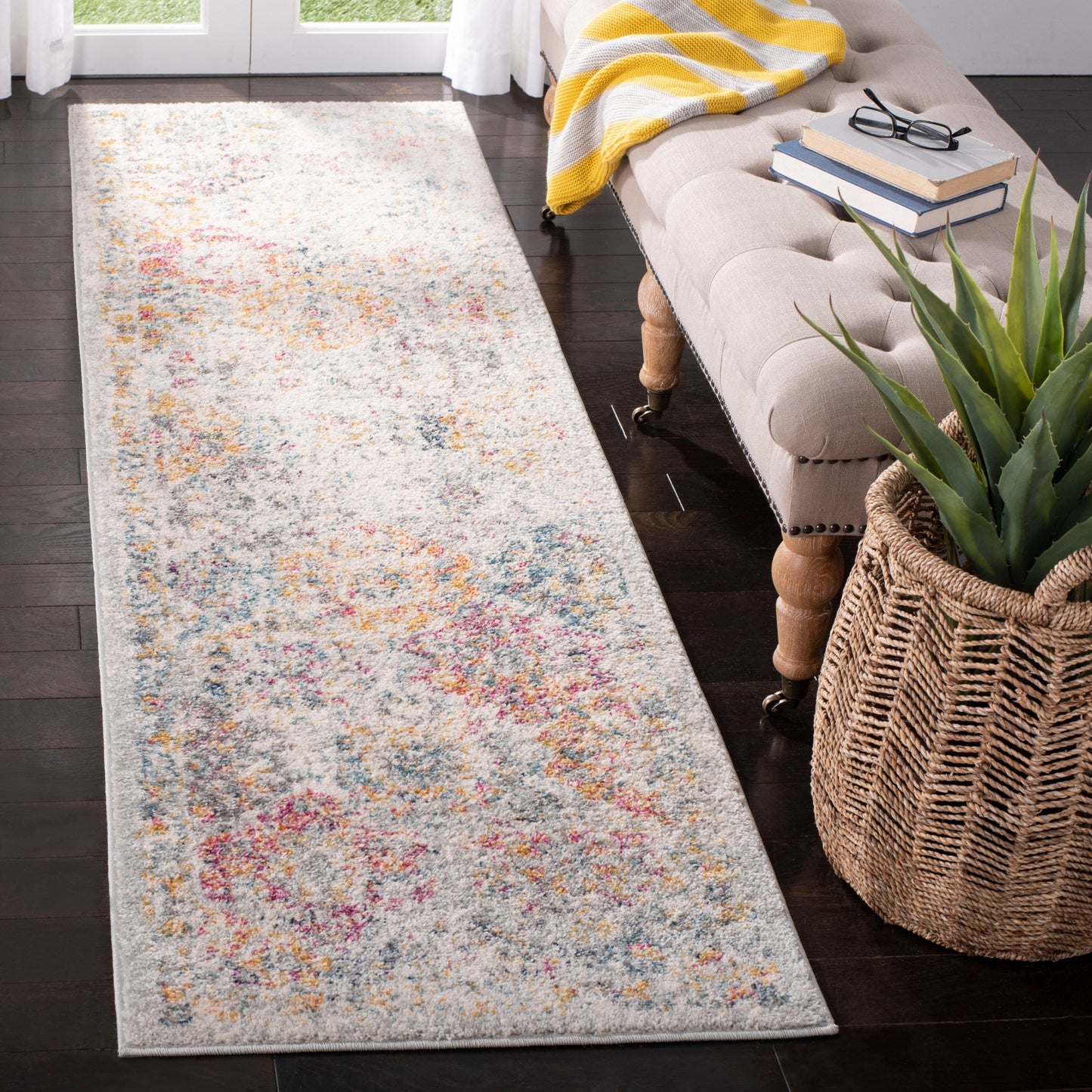 Tapis SAFAVIEH Madison Bettylou Boho Chic effet vieilli