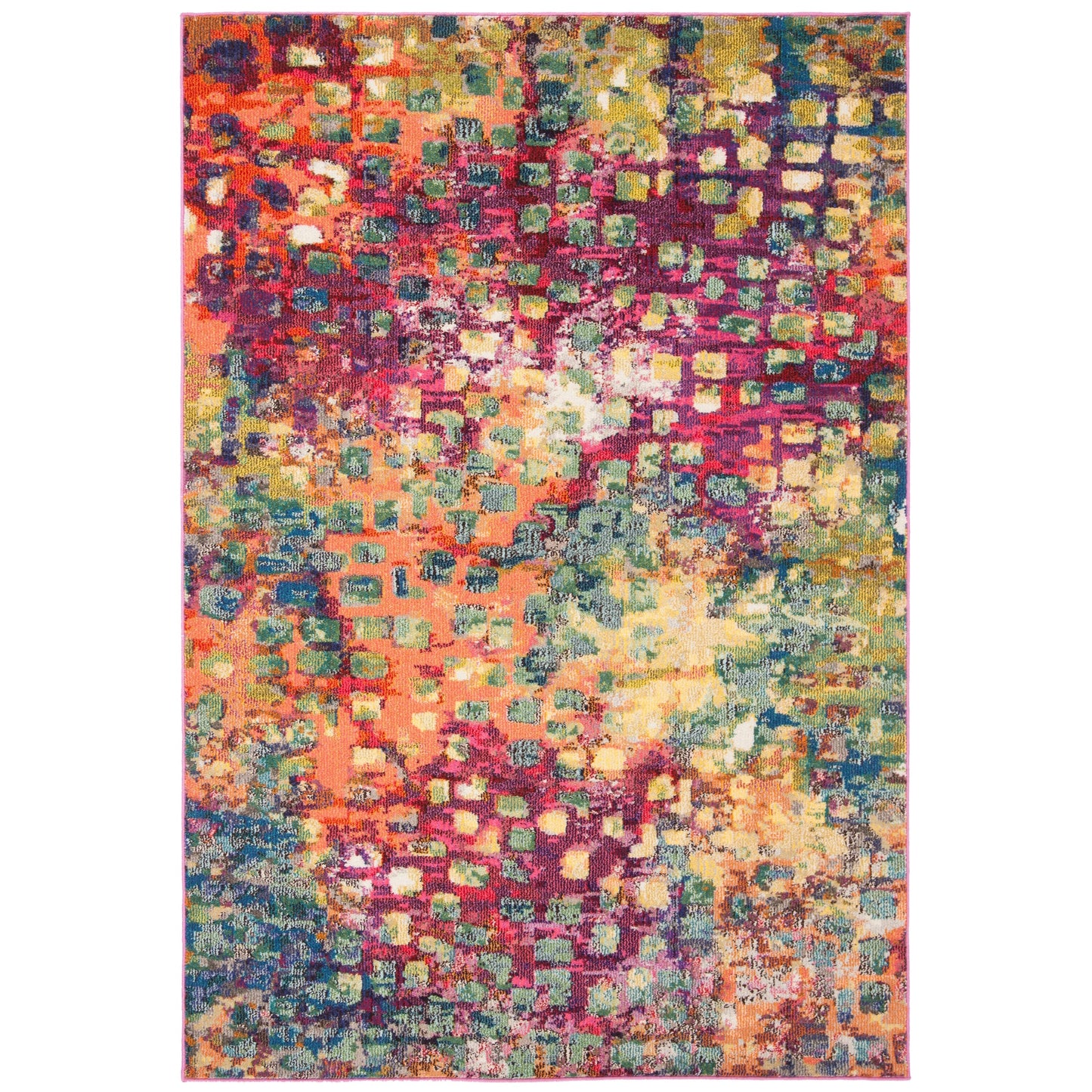 Tapis SAFAVIEH Madison Cherie moderne abstrait aquarelle