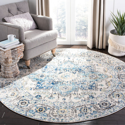 Tapis rustique vieilli SAFAVIEH Madison Delois Medallion à motif médaillon