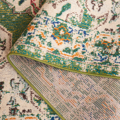 Tapis SAFAVIEH Madison Marilou Boho à médaillon vieilli