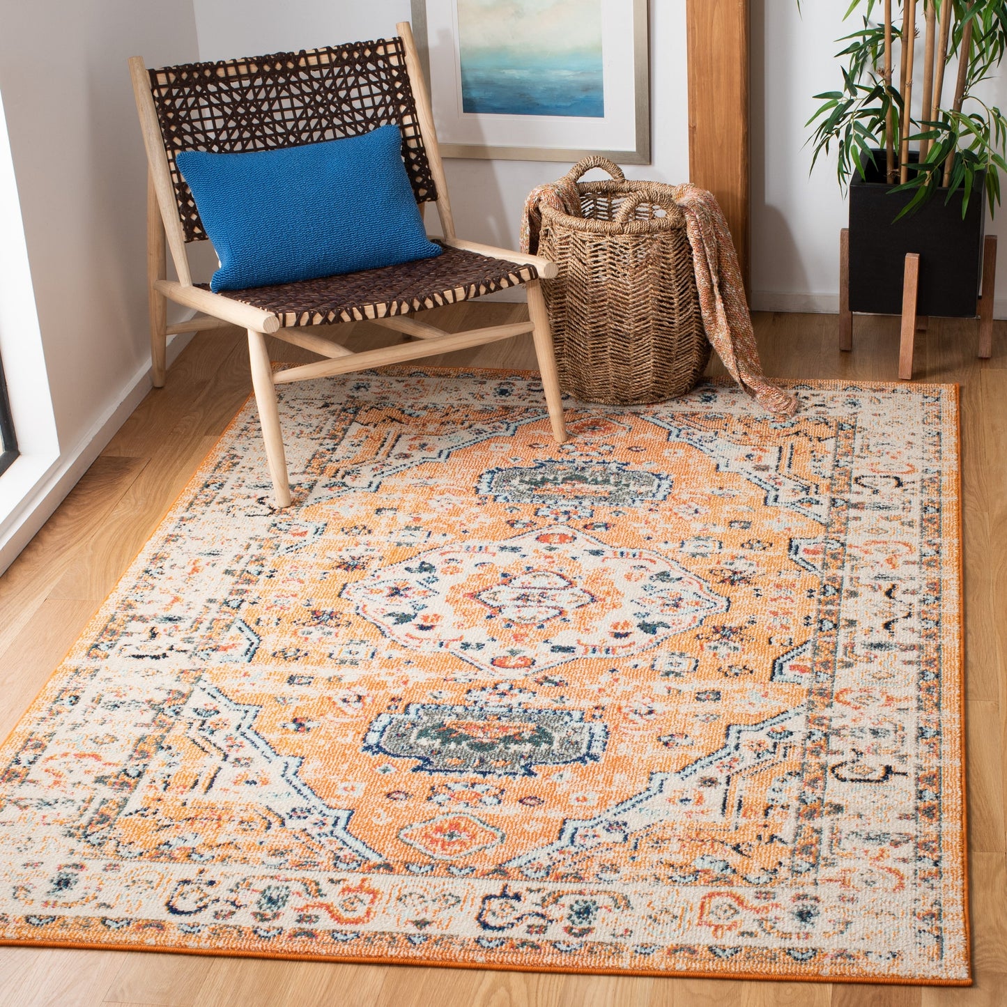 Tapis SAFAVIEH Madison Willodean Boho Oriental vieilli